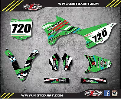 2014 - 2018 Kawasaki KX 85 Custom Graphics Kit RUFF STYLE Decals Sticker Kit • $249.90