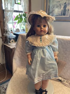 Vintage Doll. Purchased New In 1942. Prewar Rubber. Rocker Eyes. Blond Hair • $28