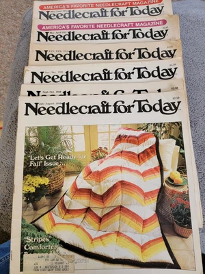 $2 • Buy  LOT OF 6 NEEDLECRAFT FOR TODAY July/Aug 1980, To May/June 1981.