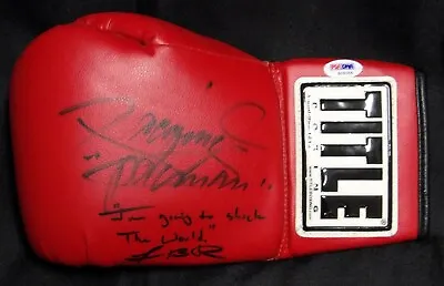 Manny Pacquiao And Timothy Bradley Signed Title Boxing Glove PSA Authenticated • $349.99