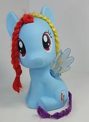 My Little Pony Rainbow Dash Clear Blue Wings Hasbro Just Play 8.5” MLP 2016 • $7.95