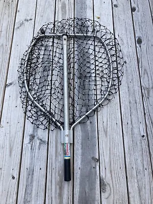 Vintage Ed Cumings Flint Mich. Fishing Landing Net 62” Adjustable -Local RI Only • $24.99