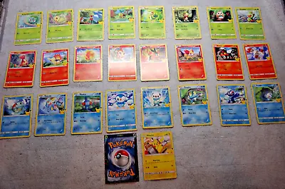 2021 McDonald’s Pokemon 25th Anniversary Cards Complete NON Holo Set + BONUS • $9.99