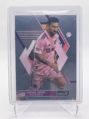 2023 Topps Finest MLS Soccer Lionel Messi Base Card No. 1 Inter Miami FC • $0.99