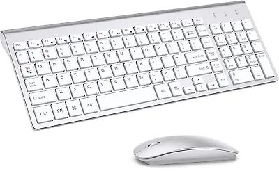 Ultra Slim Wireless Keyboard And Mouse Combo Silent Keyboard Mouse Set Mac/Win • $17.99