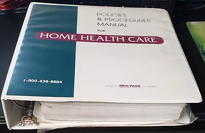 Home Health Care Policy & Procedure Manual With USB Flash Drive HCMANL • $850