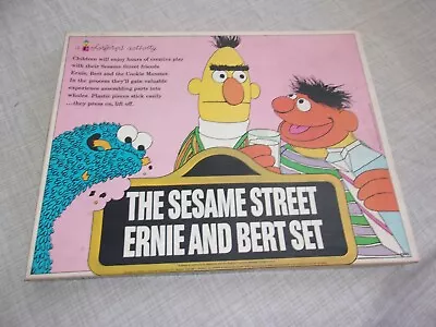 Vtg Sesame Street Ernie And Bert 1971 Muppets Corp Jim Henson Colorforms Toy • $17.99