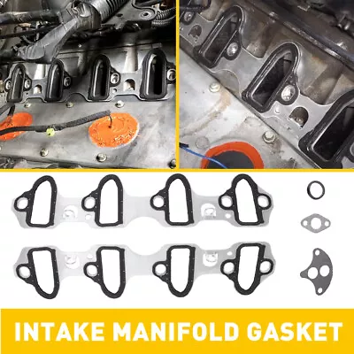 Intake Manifold Gasket Metal For Chevrolet Silverado Tahoe GMC SIERRA MS98016T • $22.99