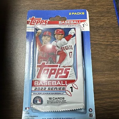 Topps MLB BASEBALL 2022 Series 1 Cards 2 Packs 36 Cards Factory SEALED • $2.99