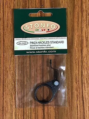 Stonfo Soft Touch Hackle Plier Fly Tying • $8