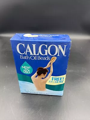 Vintage NOS Calgon Bath Oil Beads With Aloe Vera 15 Ounces Made In USA 1990 • $19.99