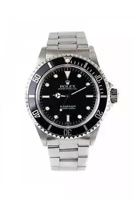 Rolex Submariner 40 Non Date 14060 Black Dial Mens Vintage Watch 1999 Full Set • £7950