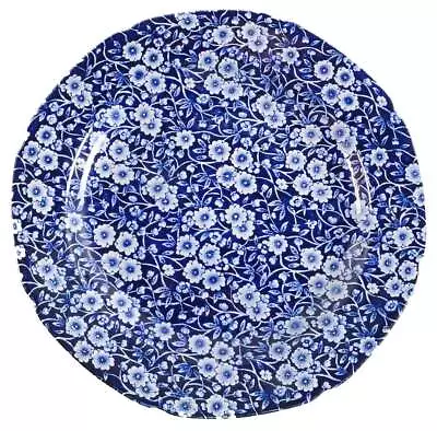 $33.99 • Buy Staffordshire Calico Blue  Dinner Plate 1921195