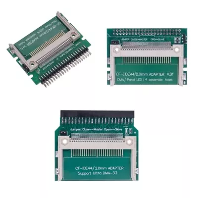 CF Compact Memory Card To Laptop 2.5inch 44 Pin Drive Board IDE Adapter • £6.61