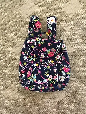 Pre-Owned Womens Girls Vera Bradley Blue Floral Print Backpack • $32.99