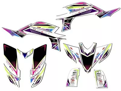 2003-2013 (Steel Frame Carb Model) YFZ 450 SURGE Pink Senge Graphics Kit • $181.49