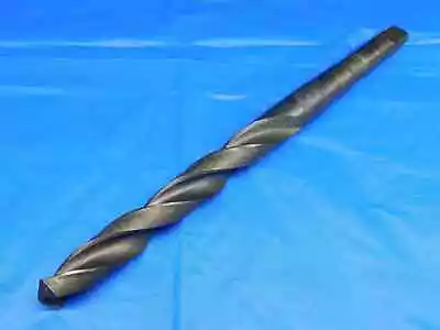 Ptd 49/64 O.d. Hss Twist Drill Bit Morse Taper #2 Shank 6  Loc .7656 Mt2 • $34.99