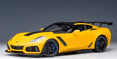 2019 Chevrolet Corvette ZR1 In Corvette Racing Yellow Tintcoat In 1:18 Scale By  • $167.28