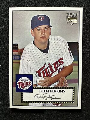 GLEN PERKINS #142 2007 Topps '52 Rookies QTY Minnesota Twins • $1.49