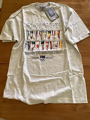 Vintage Sydney 2000 Official Olympic Games T Shirt Size L  New Australia • £34.99