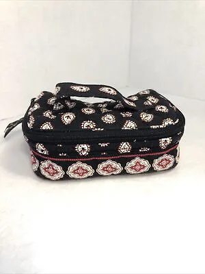 Vera Bradley Travel Jewelry Case With Fold Out Compartment Black • $10