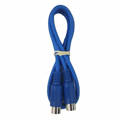 Cable Up CU/MD103/BLU 3' MIDI Male To MIDI Male MIDI Cable (Blue) • $7.50