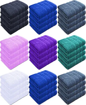 6X Hand Towels Soft Cotton Fluffy Thick Multipurpose Quick Dry Towel Set 600 GSM • £7.99