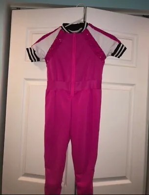 Pink Jumpsuit Ice Skating Costume Weissman Bad Liar 13096 XXLC • $29.99