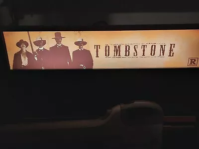 TOMBSTONE (Single-Sided) 5x25 CUSTOM MOVIE THEATER MYLAR (1 Of A Kind) • $29.99