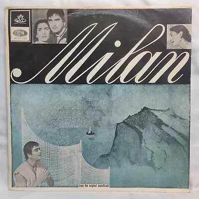 Milan LP Vinyl Record Bollywood Laxmikant Pyarelal 1967 Hindi Film  Indian VG+ • $79