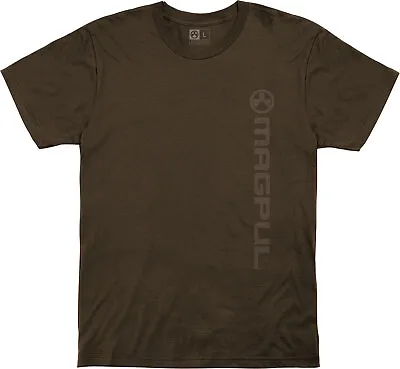 Magpul 122030 Vertical Logo Fine Cotton Small Brown T-Shirt • $18.07