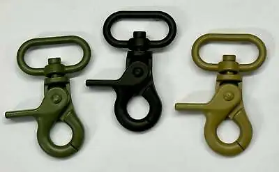 Metal Swivel Clip One Handed Open Ideal For Army Virtus Helmets Fit 25mm Webbing • £2.49