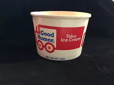 Vintage Good Humor Ice Cream Container Half Gallon Unused • $15