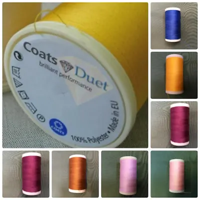 Coats Duet Polyester General Sewing Thread 100 Metres Listing 3 • £2.29