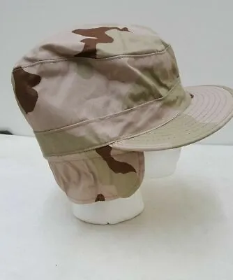 Military Issued 3 Color Desert Patrol Cap(Cold Weather)-NEW • $4.99