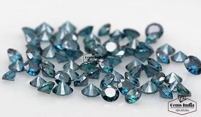 Natural Loose Diamond Round Blue Color VS/Si/I  Mix 0.15 To 1 MM 10 Pcs Lot • $49.99