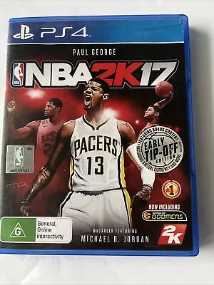 NBA 2K17 PS4 Game Sony Playstation 4 (2016) Paul George | FREE POSTAGE • $14.50