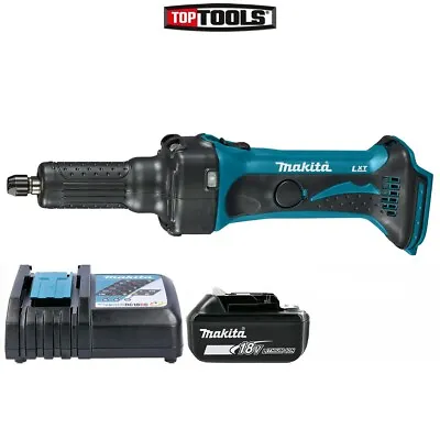 Makita DGD800Z 18V LXT Long-Nose Die Grinder With 1 X 5.0Ah Battery & Charger • £263.29