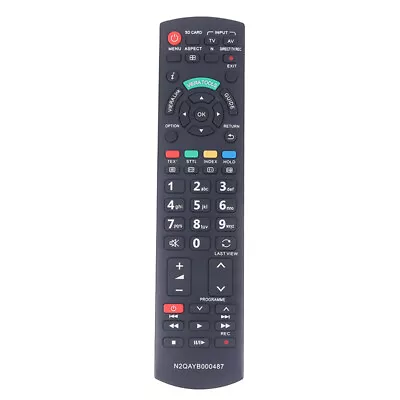 N2QAYB000487 For Panasonic TV Remote Control N2QAYB000352 N2QAYB000753 N2QAYB000 • £6.15