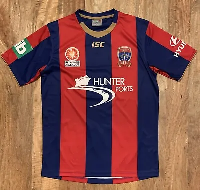 Newcastle Jets Home Jersey Soccer Shirt A-League ISC Mens Medium • $49.95