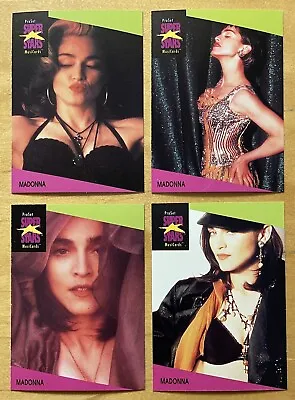 Madonna 1991 Pro Set Music Card Super Stars #’s 65 66 68 & 69 NM+ • $3.10
