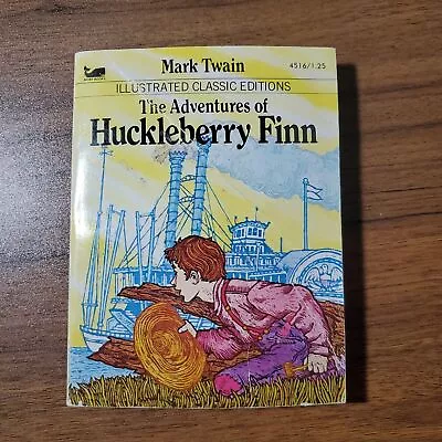 The Adventures Of Huckleberry Finn By Mark Twain 1979 Vintage Paperback Book • $5.48