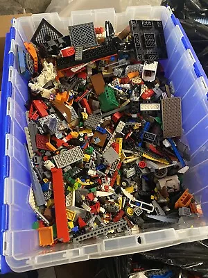 5+ Lbs Bulk LEGO Lot Minifigures Bricks Plates Technic Parts • $41