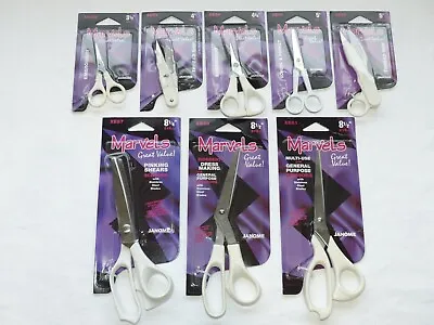 Janome Scissors - Marvels - Choice Of Embroidery Tailors Snips & Pinking • £4.49