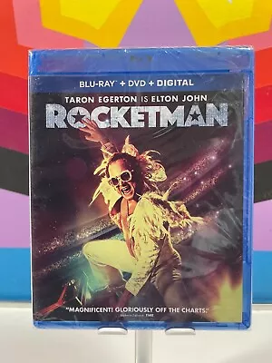 Rocketman Blu-Ray +DVD + Digital 2019 Taron Egerton Is Elton John NEW Sealed • $8.99