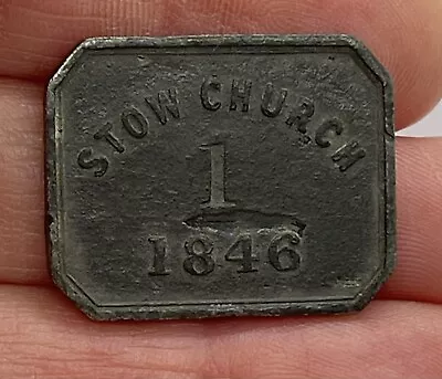 Stow Church 1846 Falkirk Scottish Communion Token • £0.99