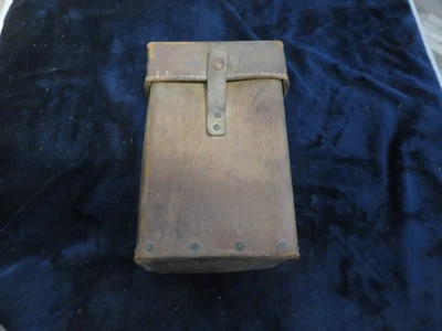 £21 • Buy WW2 1939 Home Guard Pattern Leather Equipment Pouch Unmodified