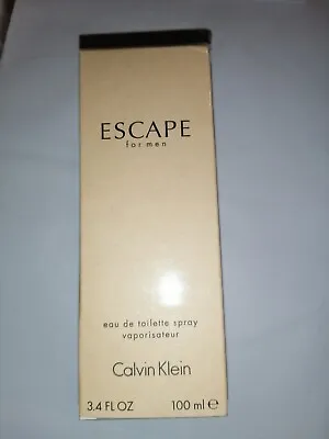 Calvin Klein  Escape For Men  100ML Eau De Toilette Spray Brand New Sealed  • £29.99