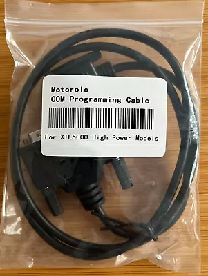 Motorola DB9 COM Programming Cable For High Power Models XTL5000 XTL2500 APX7500 • $49.97