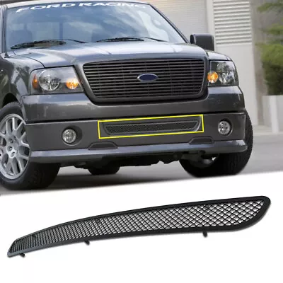 Fits 2006-2008 Ford F-150 Bumper Stainless Black Mesh Grille Grill Insert 2007 • $83.29